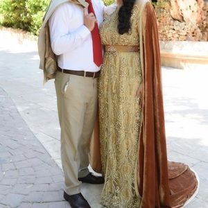 Gold Moroccan style kuftan